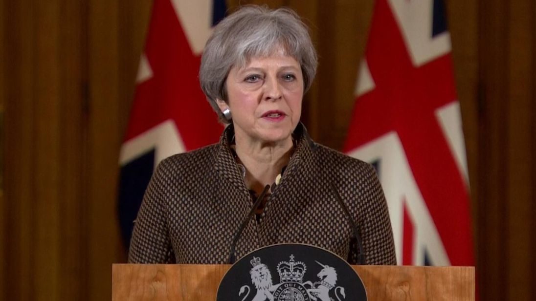 Theresa may airstrikes