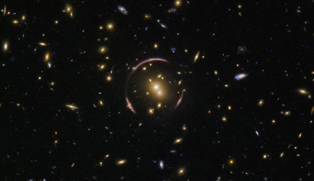 Click to enlarge Einstein ring