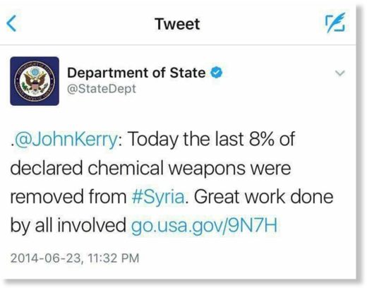 John Kerry Chemical weapons Syria