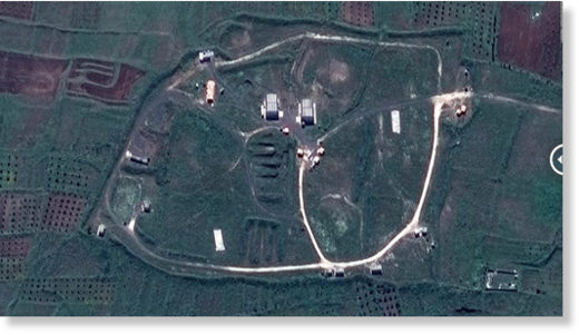 Click to enlarge Homs target before