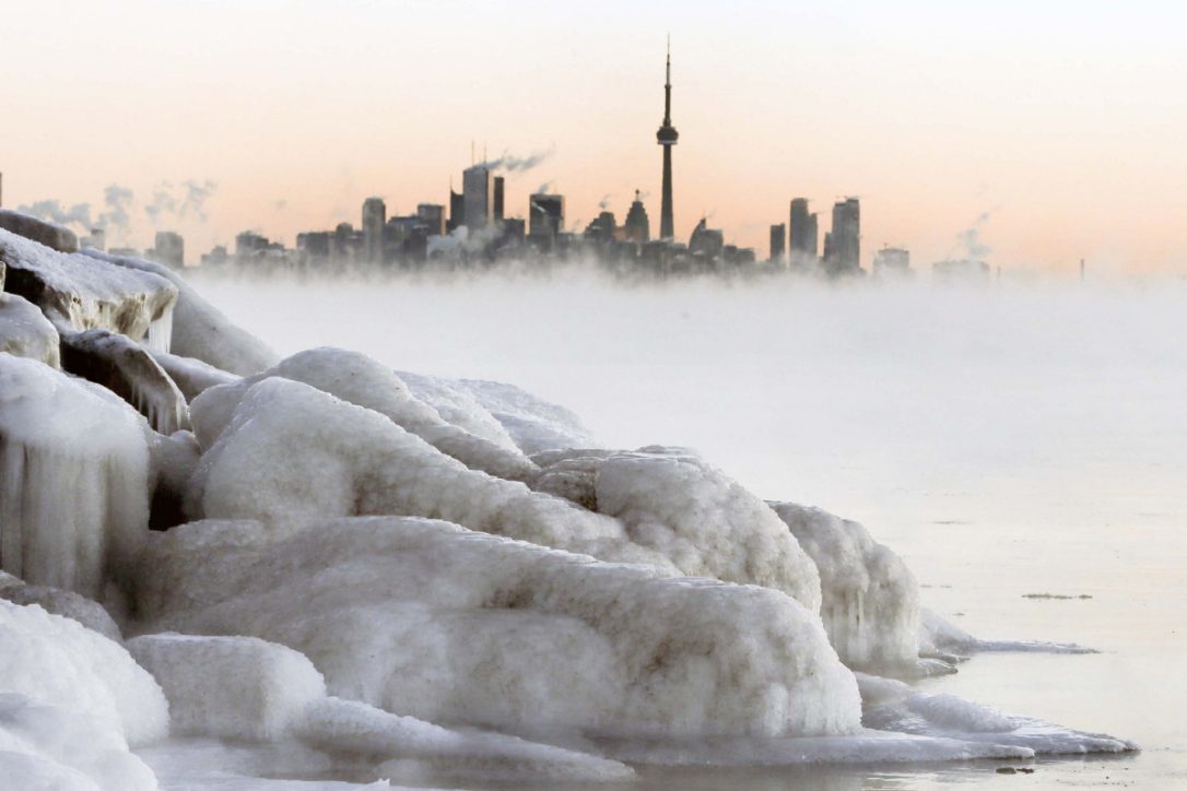 Click to enlarge Frozen Lake Ontario