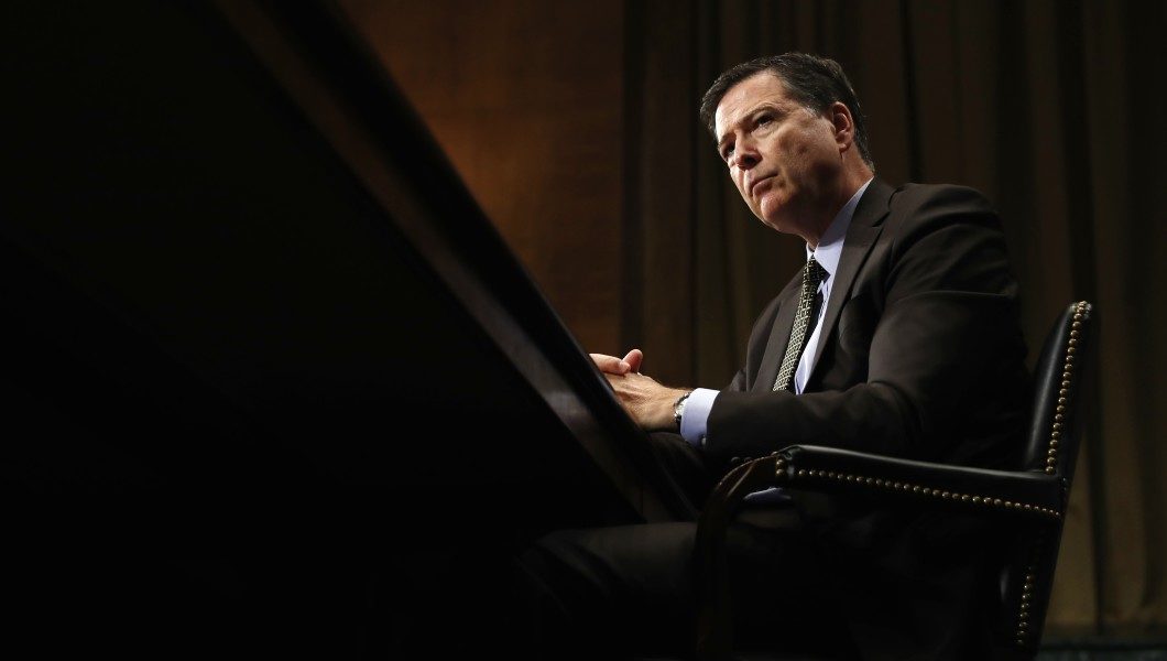 Click to enlarge Former FBI Director James Comey