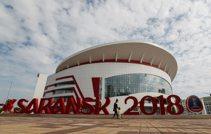 Millennium Square in Saransk, Russia
