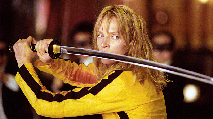 Uma Thurman as Beatrix Kiddo aka Black Mamba aka The Bride in ‘Kill Bill: Volume 1.’
