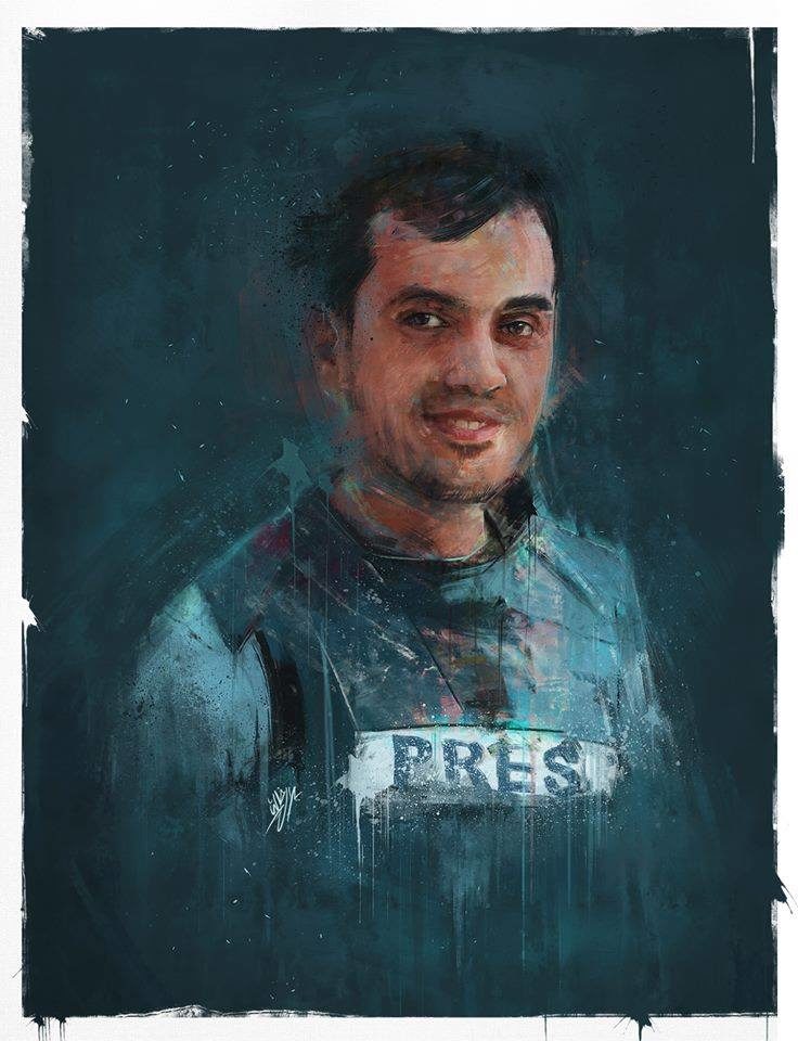 Click to enlarge Yaser Murtaja Palestinian journalist