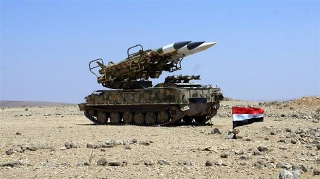 Click to enlarge Syrian army defense missile