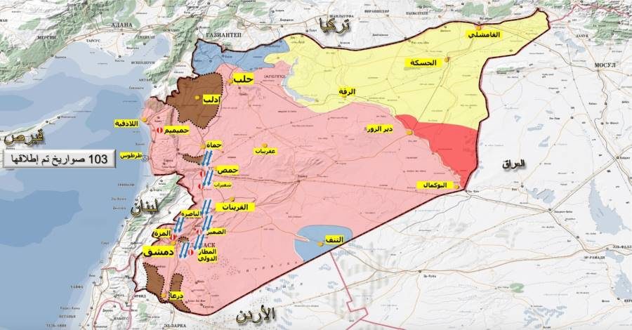 syria map