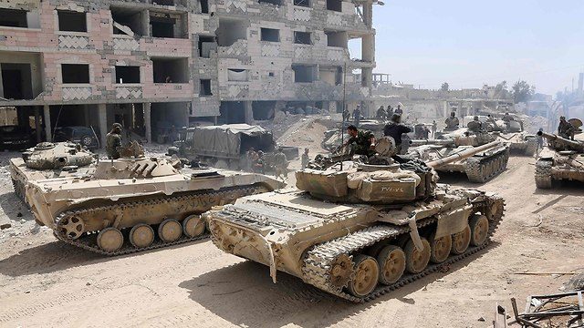 Syrian army enters ghouta