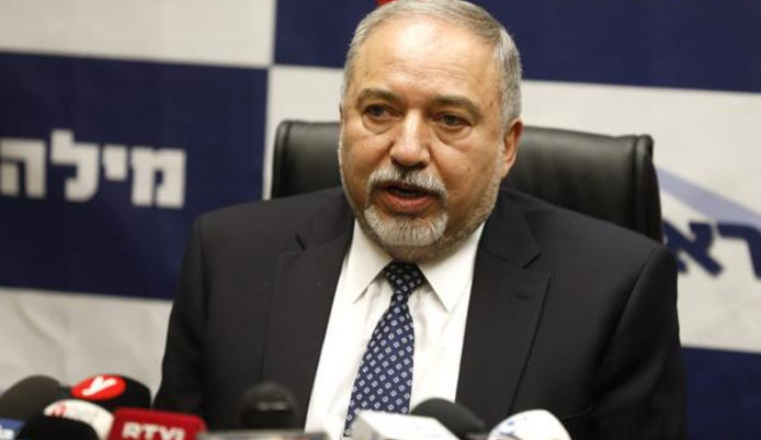 Click to enlarge Israeli Minister of Military Affairs Avigdor Lieberman
