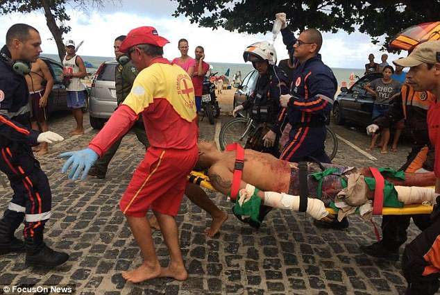 Click to enlarge Doctors said the man needed a four-hour operation to save his life once he got to a nearby hospital