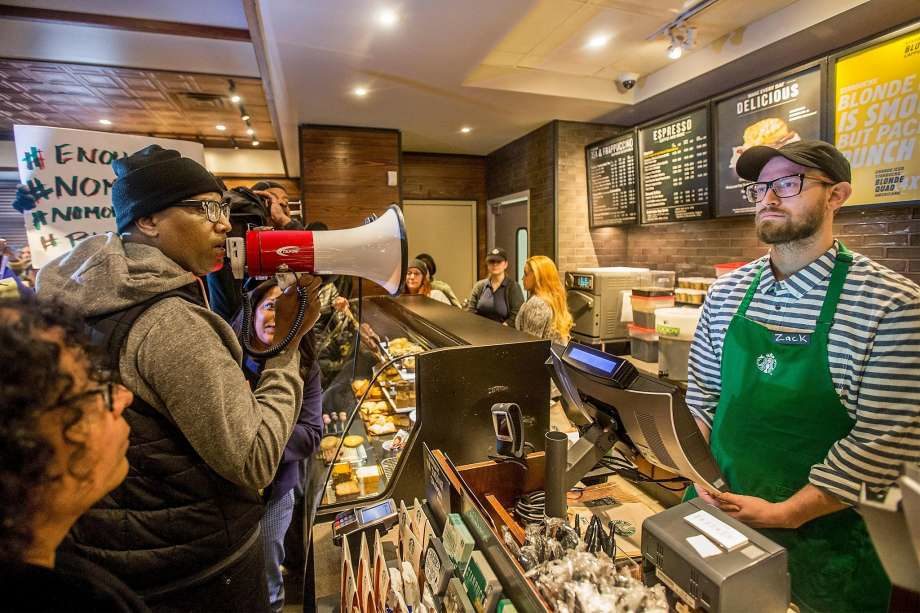 BLM/Starbucks protest