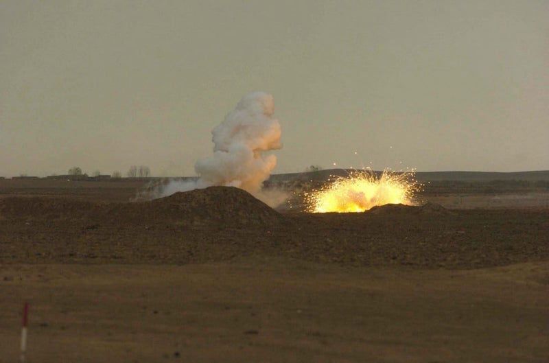 Click to enlarge white phosphorus mortar