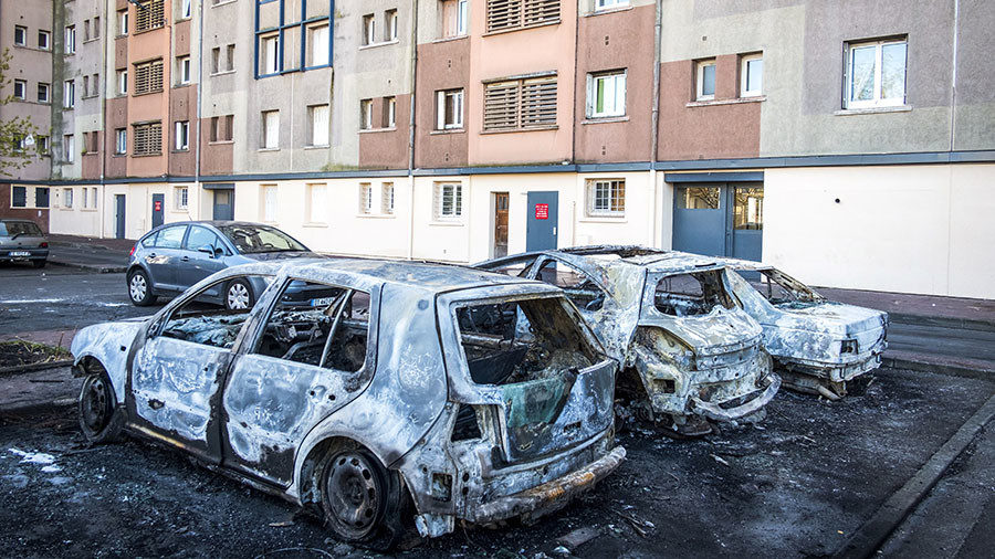 Click to enlarge Toulouse riot aftermath
