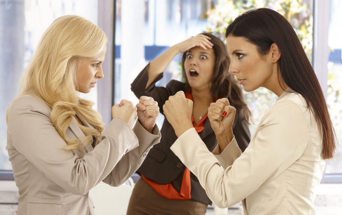 Click to enlarge office lady fight