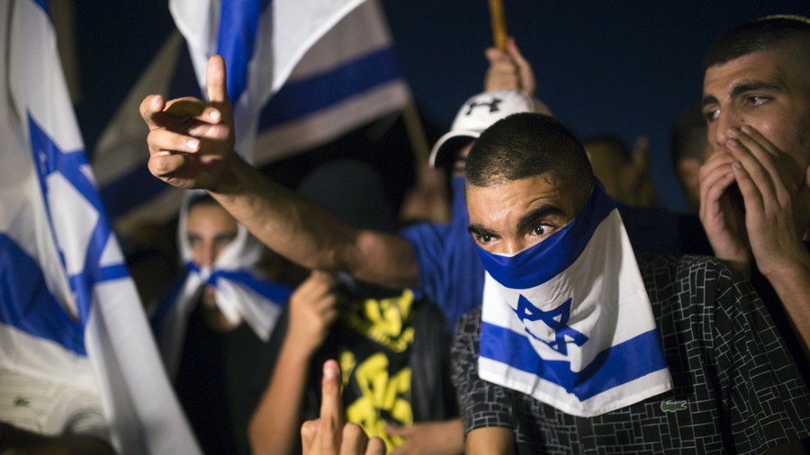 israel nationalists far right protestors