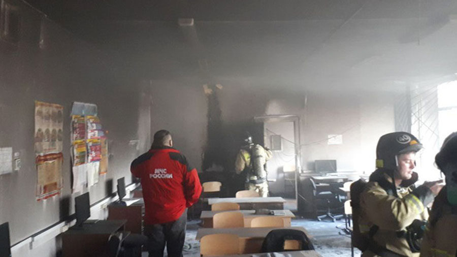 Click to enlarge Russian school attack scene