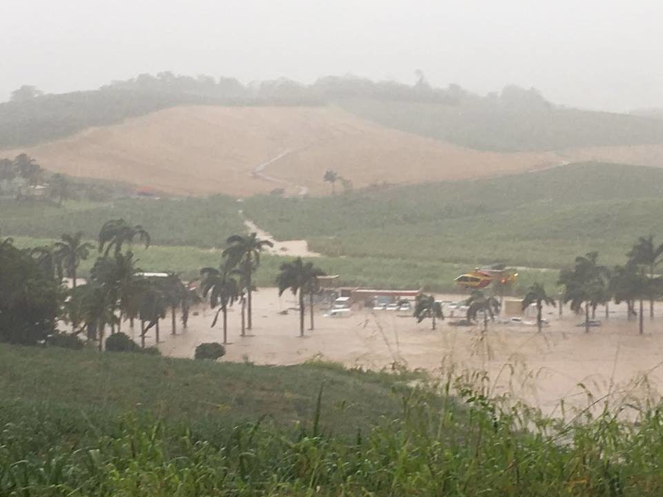 Click to enlarge Floods and landslides in Martinique, 16 April 2018.