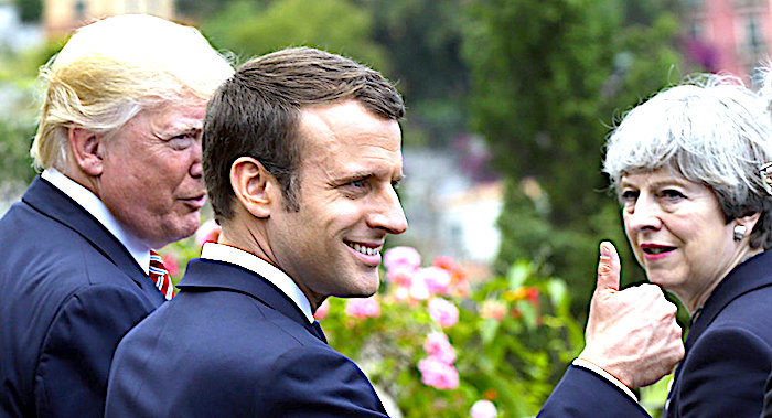 TrumpMayMacron