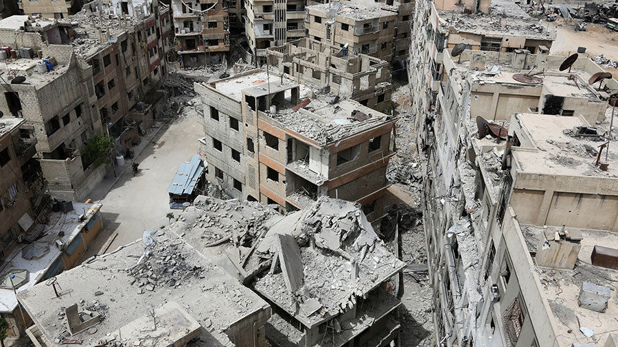 Douma destruction Syria