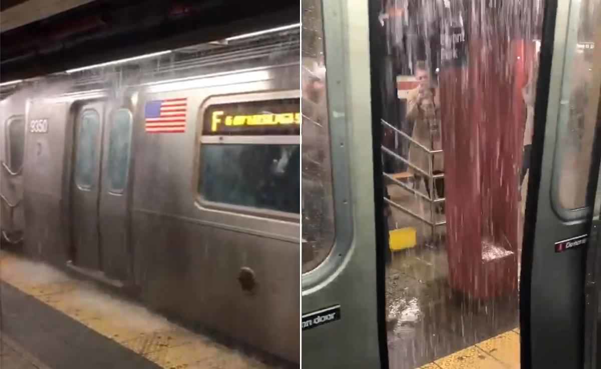 NYC subway flooding