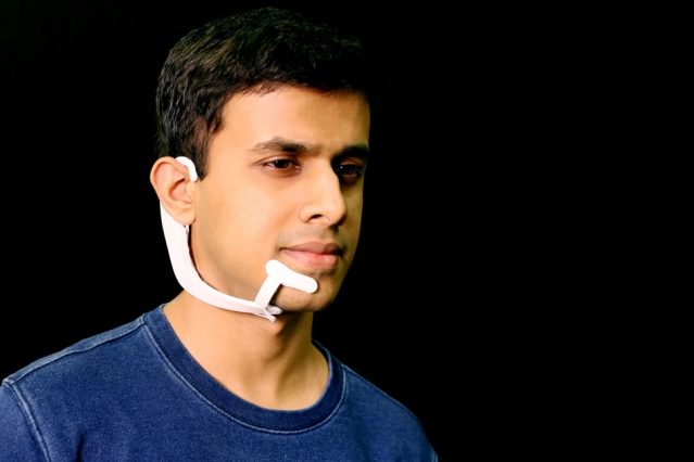 silent speech detector, MIT AlterEgo project