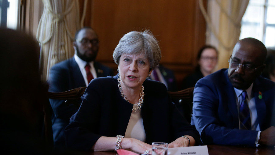 Click to enlarge Theresa May
