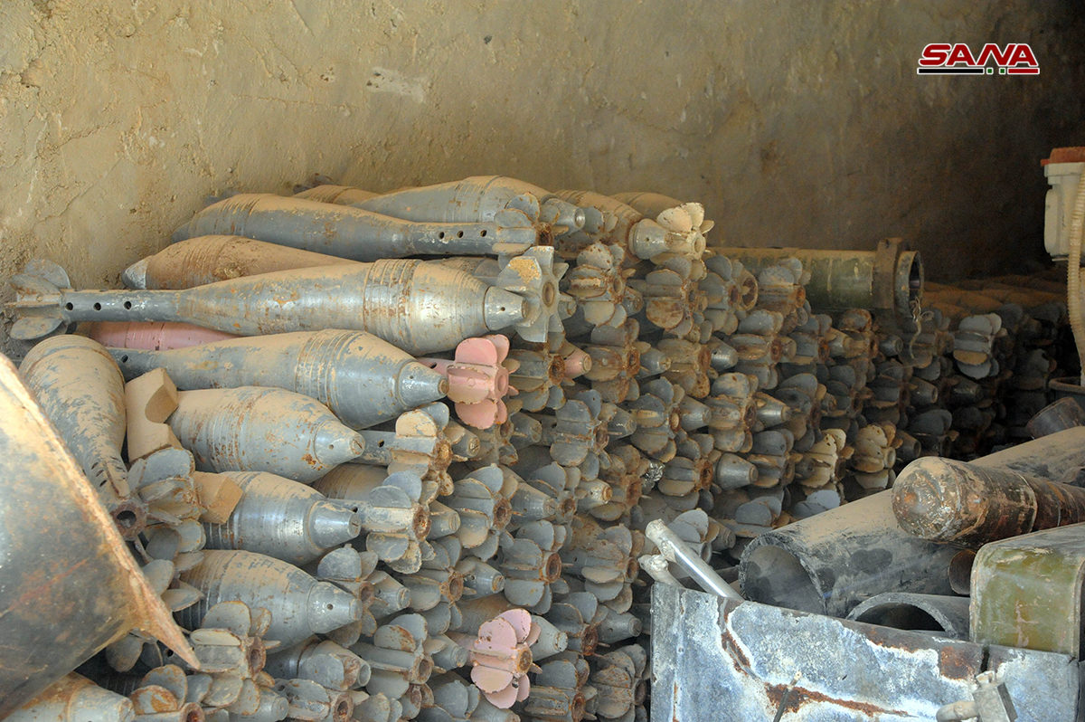 weapons-ammunition-al-Dmair-Jaish-Islam
