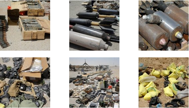 Syrian army discovered a large cache of weapons and ammunition in Douma