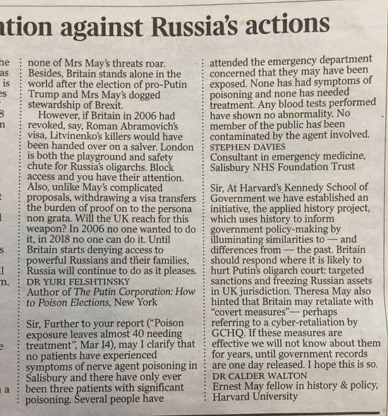 Davies letter