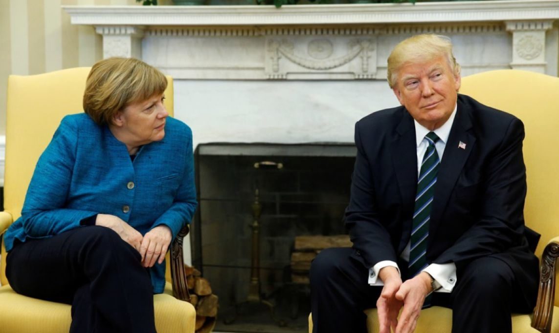 Merkel and Trump
