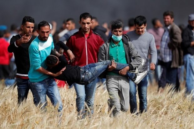 Gaza land day march return protest