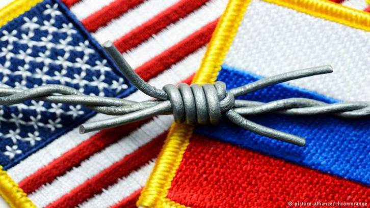 us russia flag badge barbed wire