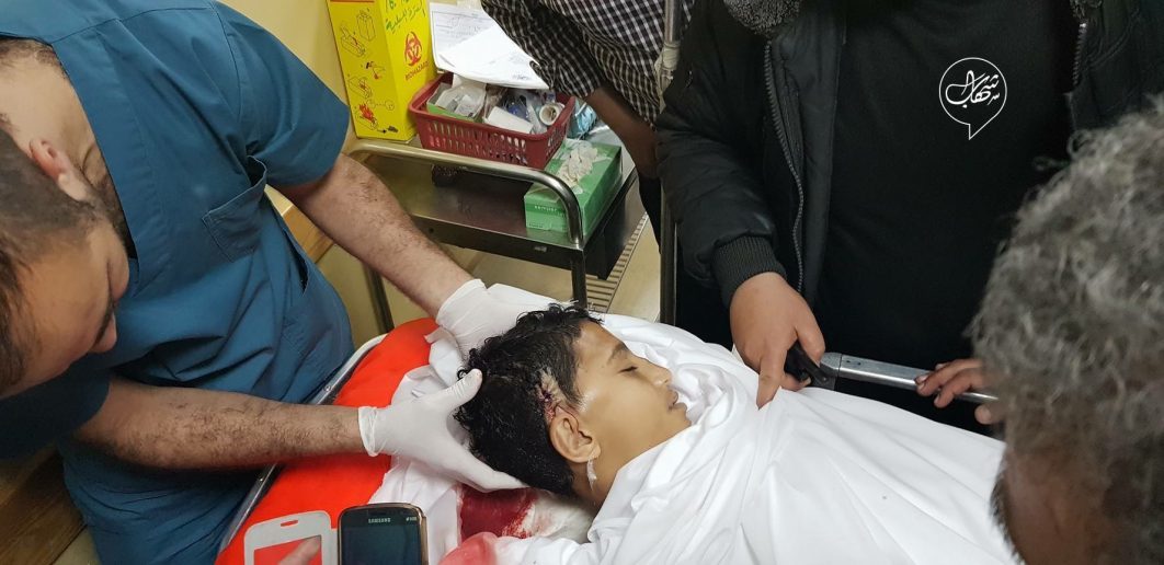 Click to enlarge 15 year old Palestinian, murdered by Israeli Sniper fire near the Gaza border