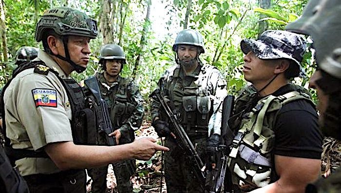 Ecuadorian troops