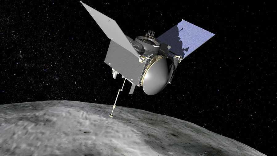 Click to enlarge Artist rendering of the OSIRIS-REx asteroid probe