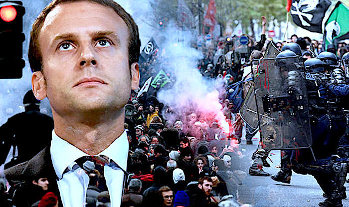 Click to enlarge MacronProtesters