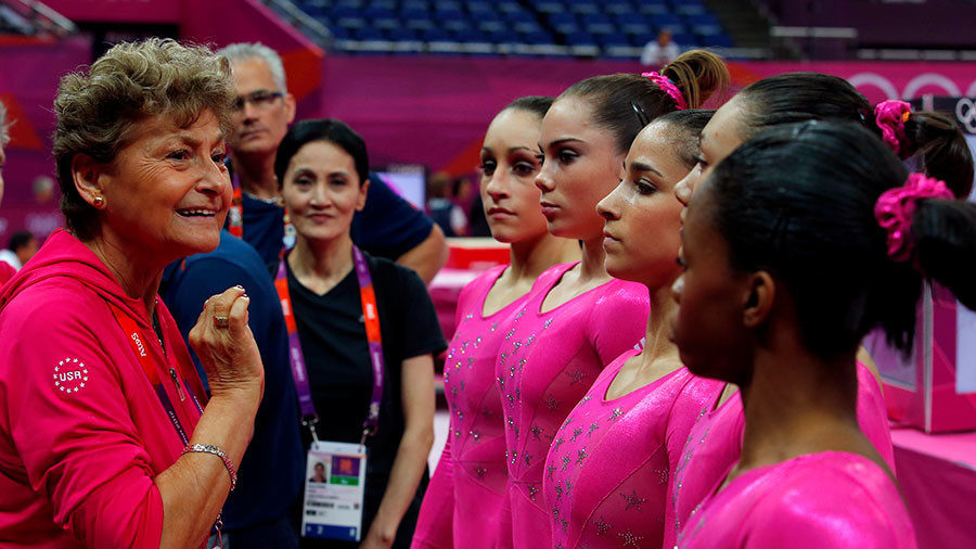Click to enlarge USA Gymnastics women's team