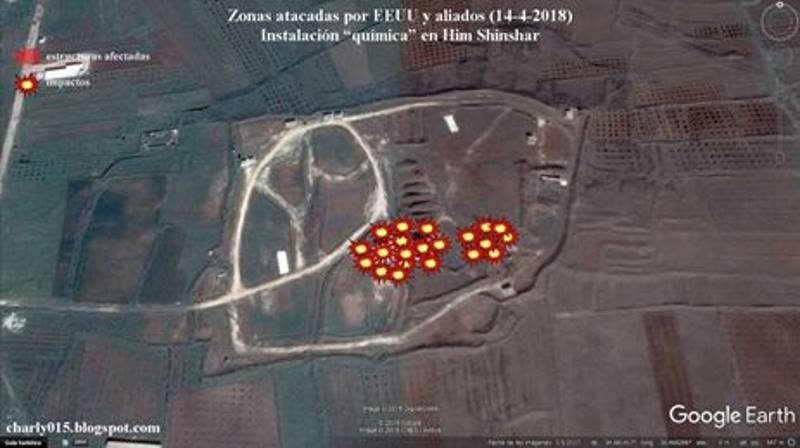 syria missile bombing