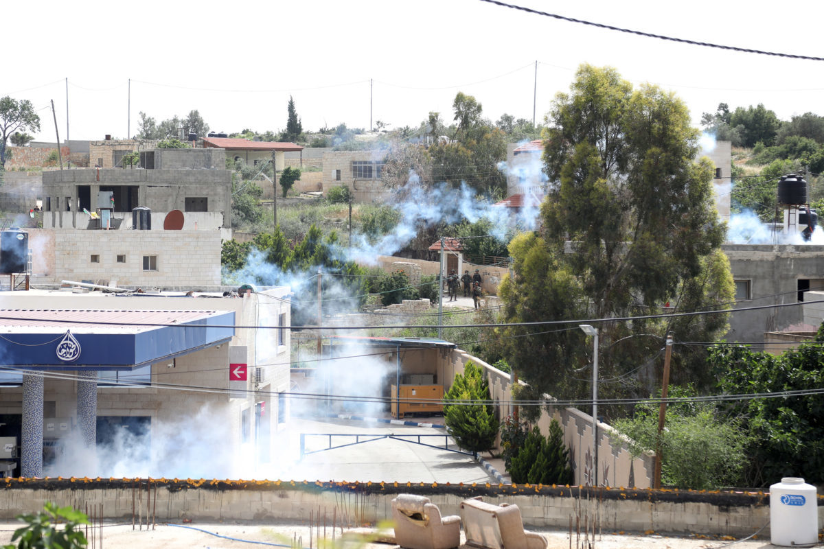 tear gas nabi saleh israel