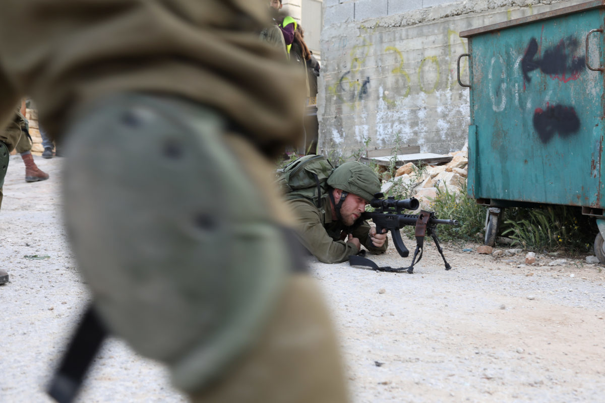 Israeli snipers west bank