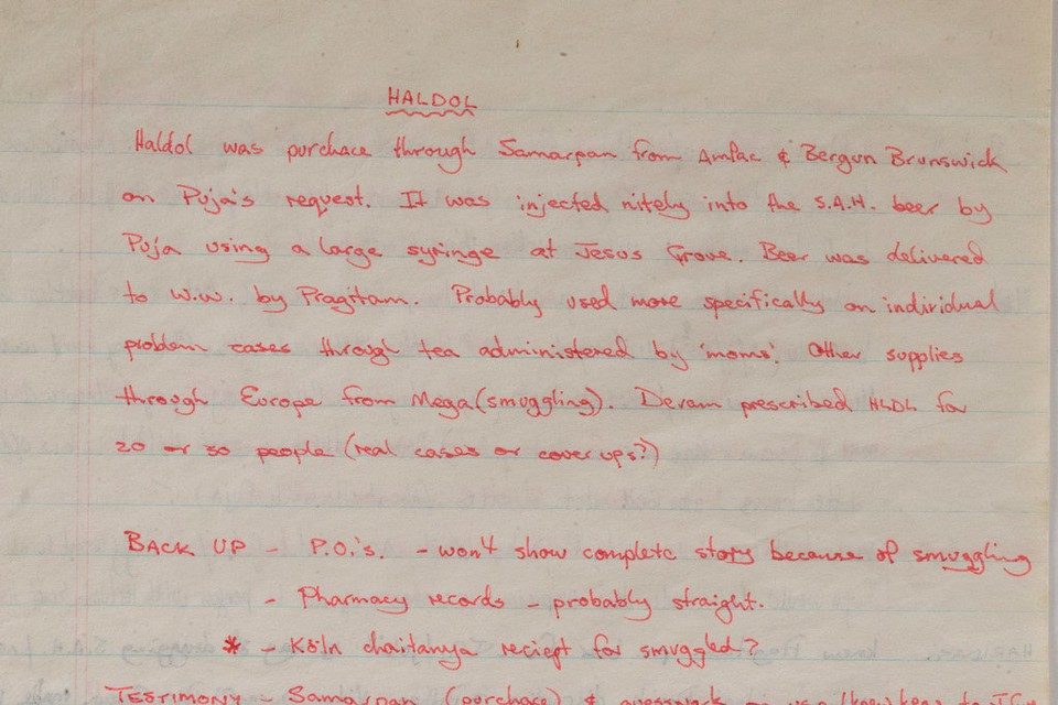 Rajneesh guru papers