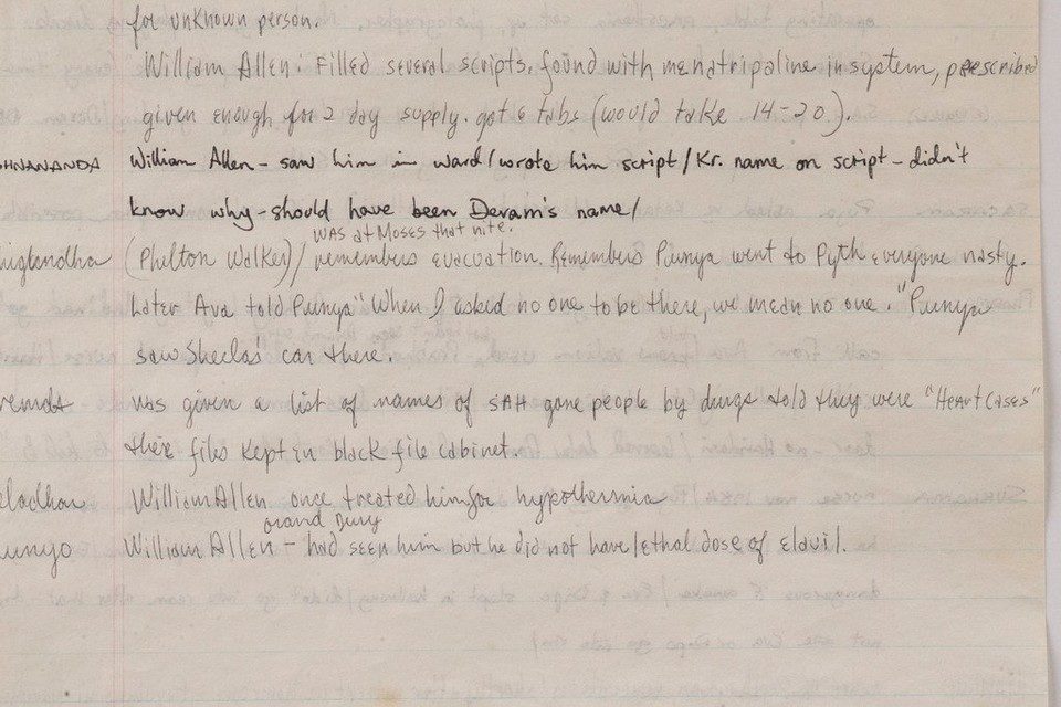Rajneesh guru papers