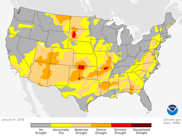 Click to enlarge Us seven 7 states drought south west gif