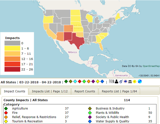 drought US southwest seven 7 states