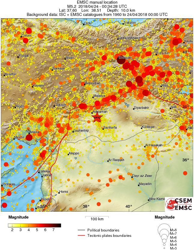 Click to enlarge earthquake turkey 2018 april