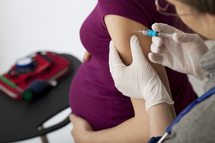Click to enlarge vaccines pregnant woman