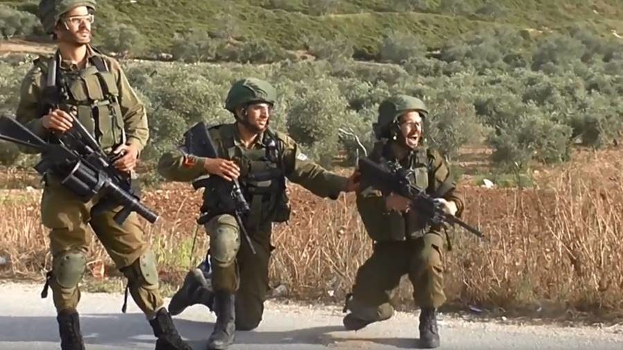 israel soldiers gaza retrun march land day