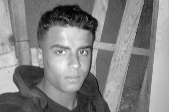 Click to enlarge Ibrahim Abu Sha'er, 17, killed by Israeli sniper in Gaza