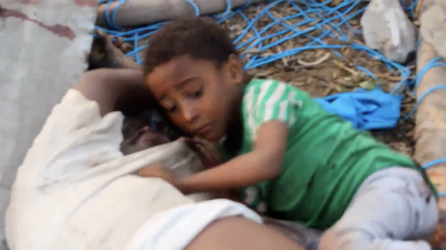 yemen boy dead father