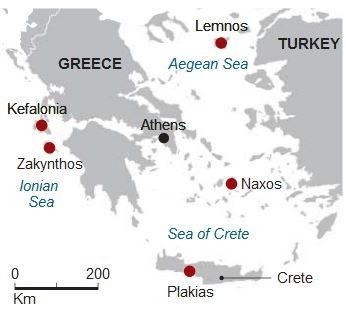 Click to enlarge Ancient island-hopping